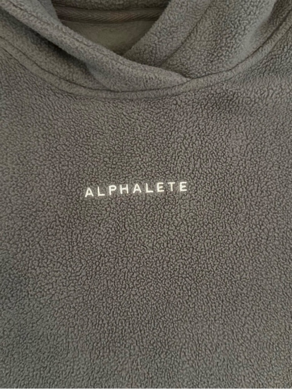 Alphalete Gray Fleece Hoodie - Picture 4 of 6